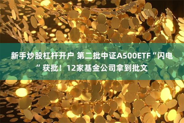 新手炒股杠杆开户 第二批中证A500ETF“闪电”获批！12家基金公司拿到批文