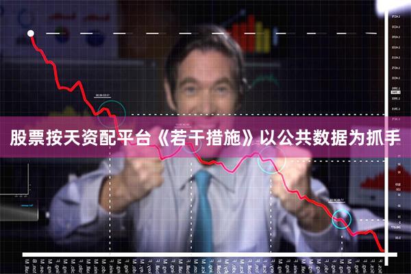 股票按天资配平台 《若干措施》以公共数据为抓手