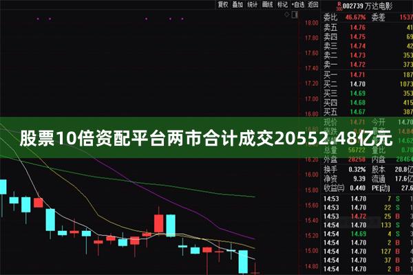 股票10倍资配平台两市合计成交20552.48亿元